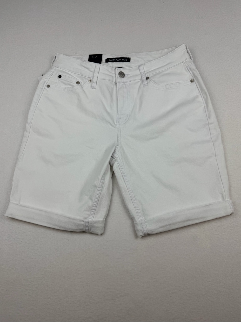 Calvin Klein Jeans White Denim Shorts - Women's Size 6